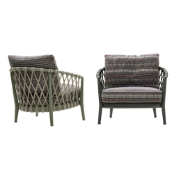 Outdoor armchair B&B Italia Erica '191