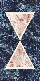 Cedit Araldica Triang.Blu Glo 6Mm 120X240 R  763514