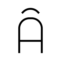 Wall lamp Artemide 1201£00A Alphabet of Light - Uppercase - Letter Â