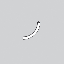 Wall lamp Artemide 2124C10A Alphabet of light system - Wall/Ceiling/Suspension - Vertical - Up - 3000K - Not Powered