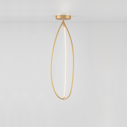 Ceiling lamp Artemide 1555010APP Arrival 130 ceiling - Brass - APP Compatible