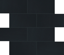 Floor gres B&W Black High-Glo 6Mm 7,5X15 Mur 30X30 751199