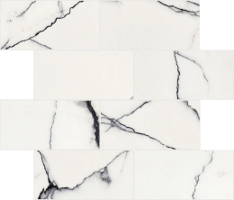Floor gres B&W Marble Breach Mat 6Mm Mur.Sf 7,5X15 767466