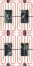 Cedit Chimera Dec.Emp.Bianco Mat 6Mm 120X240R  769434