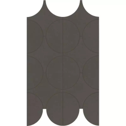 Marazzi Cementum Carbon Mosaico Cerchi M9Y4