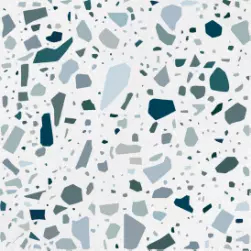 Quintessenza Cnf102M_Confettibianco.Petrolio  CNF102M