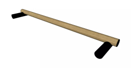 Porte-rouleau de toilette Agape Dot Line ADTL0453