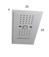 Shower head Antonio Lupi GHOSTCOMBILED