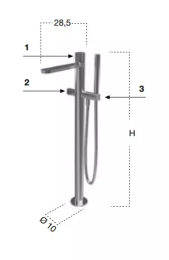 Mixer Antonio Lupi ND904
