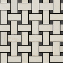 Italgraniti Cal.Mont Blanc Mos.Basketwave Fade 30X30  MW05MBWFA