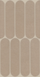 Italgraniti Nuances Cipria Mos.Ovale 19,5X37  NU07MOV