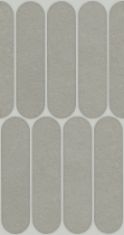 Italgraniti Nuances Grigio Mos.Ovale 19,5X37  NU02MOV