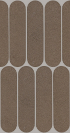 Italgraniti Nuances Marrone Mos.Ovale 19,5X37  NU08MOV