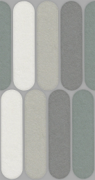 Italgraniti Nuances Mos.Ovale Mix Freddo 3 19,5X37  NU00MOVF3