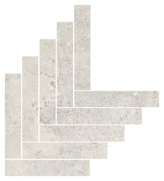 Ragno Kalkstone White Mosaico Freccia  RANT