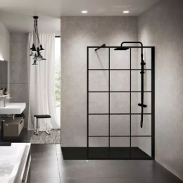 Shower enclosure Novellini KUADRAHSQUARESSTRIPES