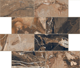 Florim Rex Bijoux Jaspe Rouge Glo 6Mm Mur.Sf 7,5X15 767604