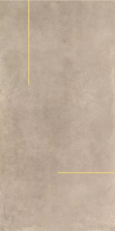 Bardelli Lines 2B (Fango Flat + Listello Ottone) L2B120O 60X120  LINES_2_B_L2B120O