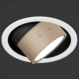 lui piano - Spotlight matt black tube