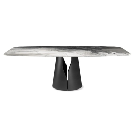 Table Cattelan Italia Giano Crystalart