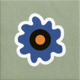 Mutina Marghe Flower Green 20,5X20,5  NDM54