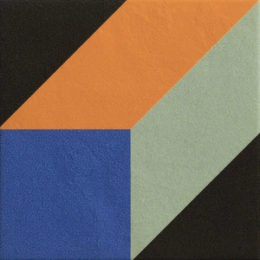 Mutina Marghe Kite Black 20,5X20,5  NDM62