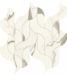 Atlas Concorde Marvel Calacatta Sublime Mosaico Waterfall Lappato  AF8S