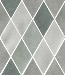 CIR MOS.ROMBO MIX GREEN 25X25 1069906