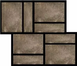 FLORIM REX MATIÈRES REX BRUN MOD.MURETTO 3D 30X30 755946