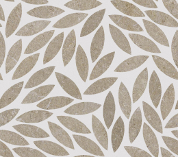 Marazzi Limestone Taupe Mosaico Foglie M8LT