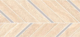 Marazzi Mystone Travertino Classico Mosaico Freccia M9Q4