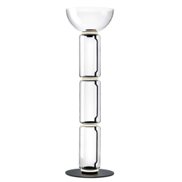 Floor lamp FLOS F0266000 Noctambule Floor 3 High Cylinder Bowl Big Base