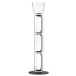 Floor lamp FLOS F0267000 Noctambule Floor 3 High Cylinder Cone Big Base