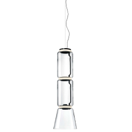 Pendant FLOS  F0270000 Noctambule Suspension 2 Low Cylinder Cone
