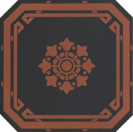 GRAZIA OTTAG.20X20 DEC BLACK CHESTER OEODB3