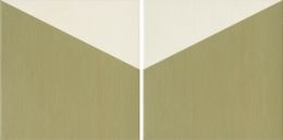 Mutina Puzzle Comb Edge Olive 25X25  BOZED57