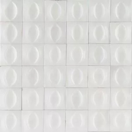 Ragno Gleeze Bianco Struttura Egg Glossy  R8GS