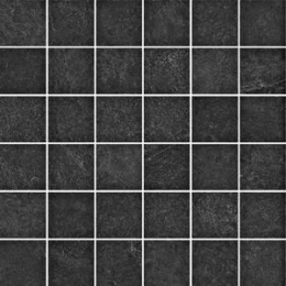 Ragno Slate Black Mosaico Tessera 5X5  R6GZ