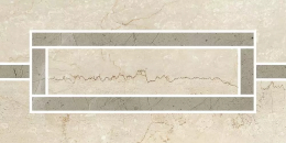 Refin Prestigio Botticino Fascia Minimal Lucido R 15X30  LZ10