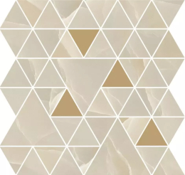 Refin Prestigio Onyx Beige Mosaico T Lucido R. 30X30  NZ91