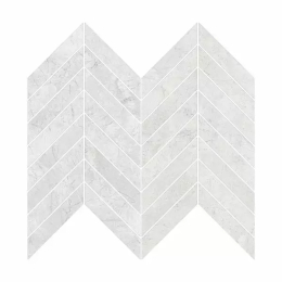 Refin River White Mosaico Chevron Lucido R  OH15