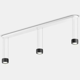 Sento sospeso tre - Suspension piètement blanc mat