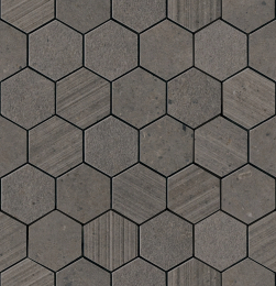 Italgraniti Silver Gr.Dark Mos.Esagonetta Mix 30X31  SI05MESM