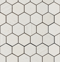 Italgraniti Silver Gr.White Mos.Esagonetta Mix 30X31  SI01MESM