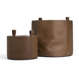 Leather Basket Poltrona Frau