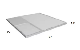 Tray Antonio Lupi TAB4127