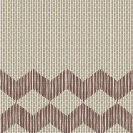 Mutina Tape Zigzag Half Brown 20,5X20,5  RETA57
