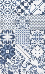 Tonalite Decoro Stars Blu  AQUSTA.BL