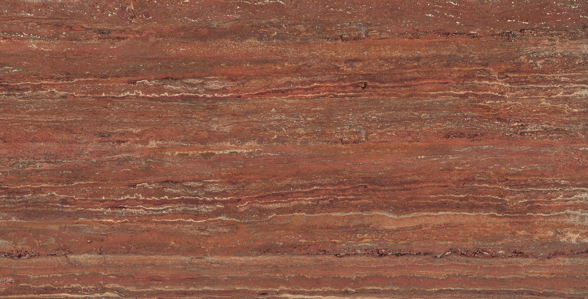 Italgraniti Travertino Rosso Vein Cut Sq. 160X80 TR07GA