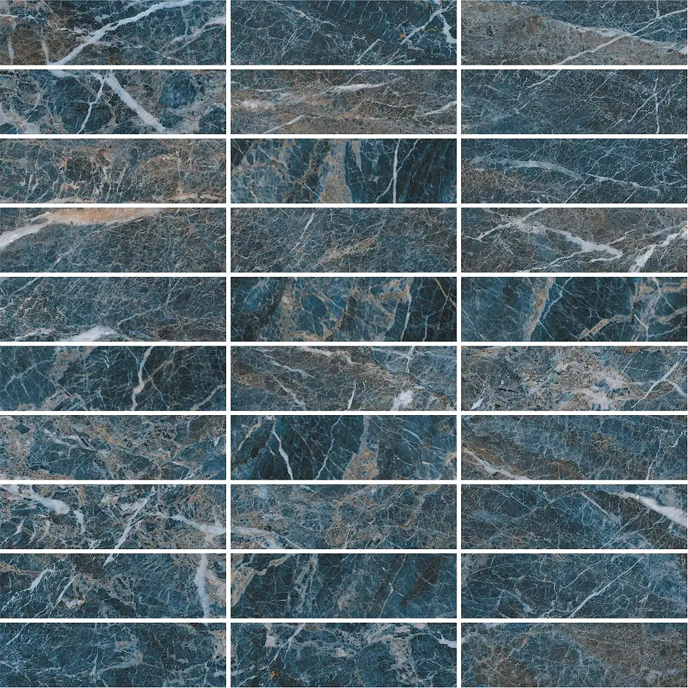 Italgraniti Blu Saint Laurent Muretto Lap.6Mm 30X30 CH06MBL